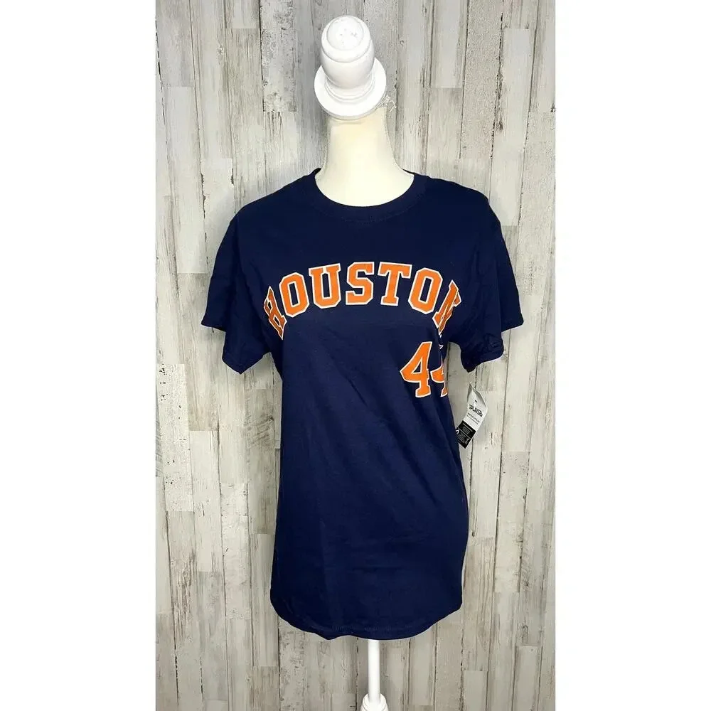 NWT Houston Astros Yordan Alvarez #44 Men's Blue T-Shirt‎ Size Small